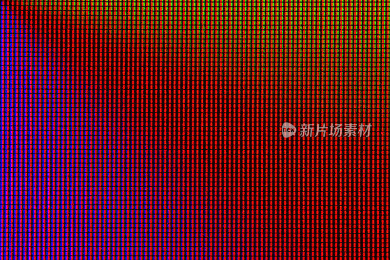 Led屏幕。Led灯泡图案。RGB led二极管显示。